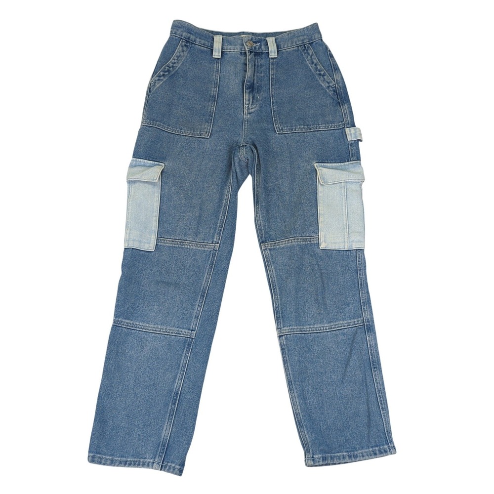 PacSun Womens Size 27 Denim Carpenter‎ Jeans Utility Pockets Light Wash